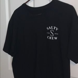 Black Graphic White Tee